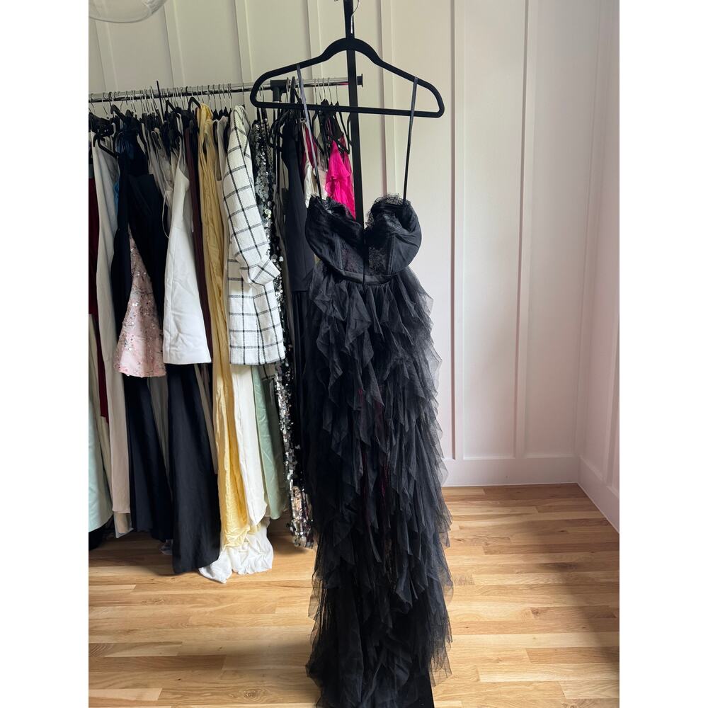 For Love & Lemons X REVOLVE Bustier Gown in Black - Picture 7 of 10